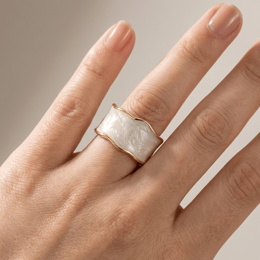 Handmade Art Vintage Ring - (Adjustable) by Rose & Oliver - product image 6