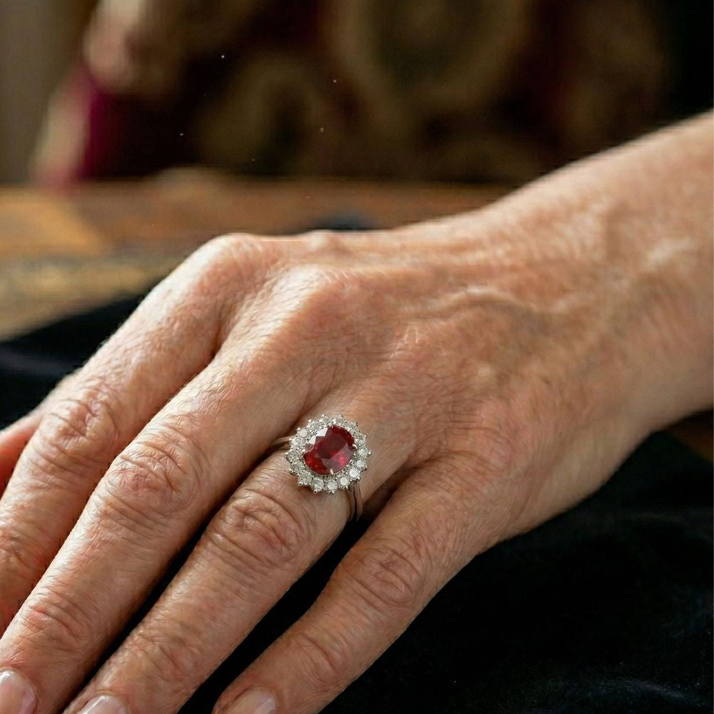 Scarlet Crown Ruby Ring by Rose & Oliver - product image 2