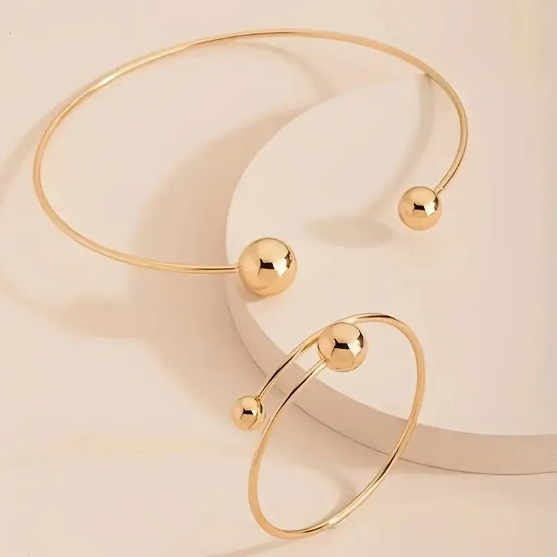 Glow™ | Gold Bracelet Set by Rose & Oliver - product image 3