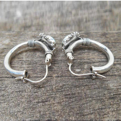 Chic™ | Retro Turquoise Earrings by Rose & Oliver - product image 2
