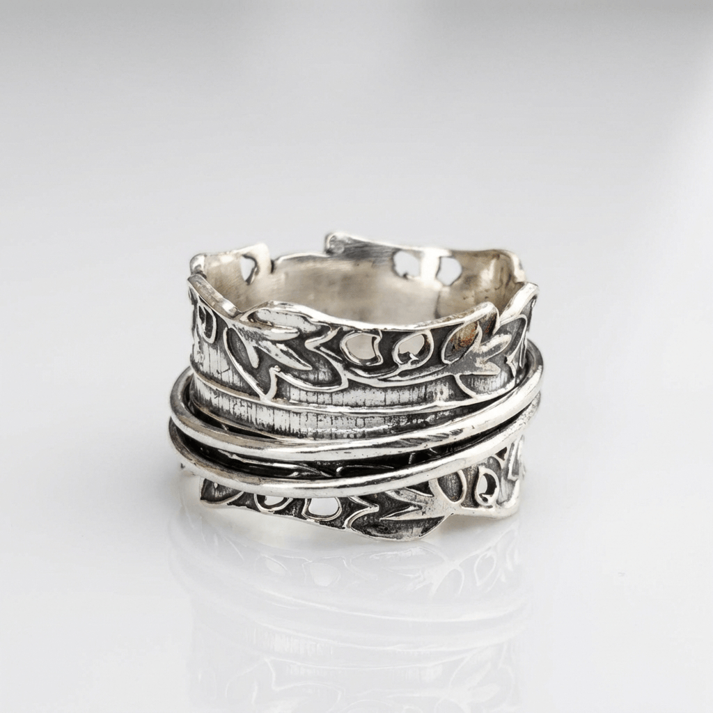 Silver Zirconia Layered Ring Set by Rose & Oliver - product image 1