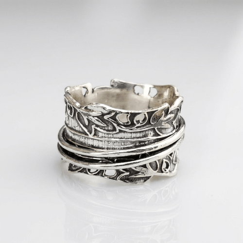 Silver Zirconia Layered Ring Set by Rose & Oliver - product image 1