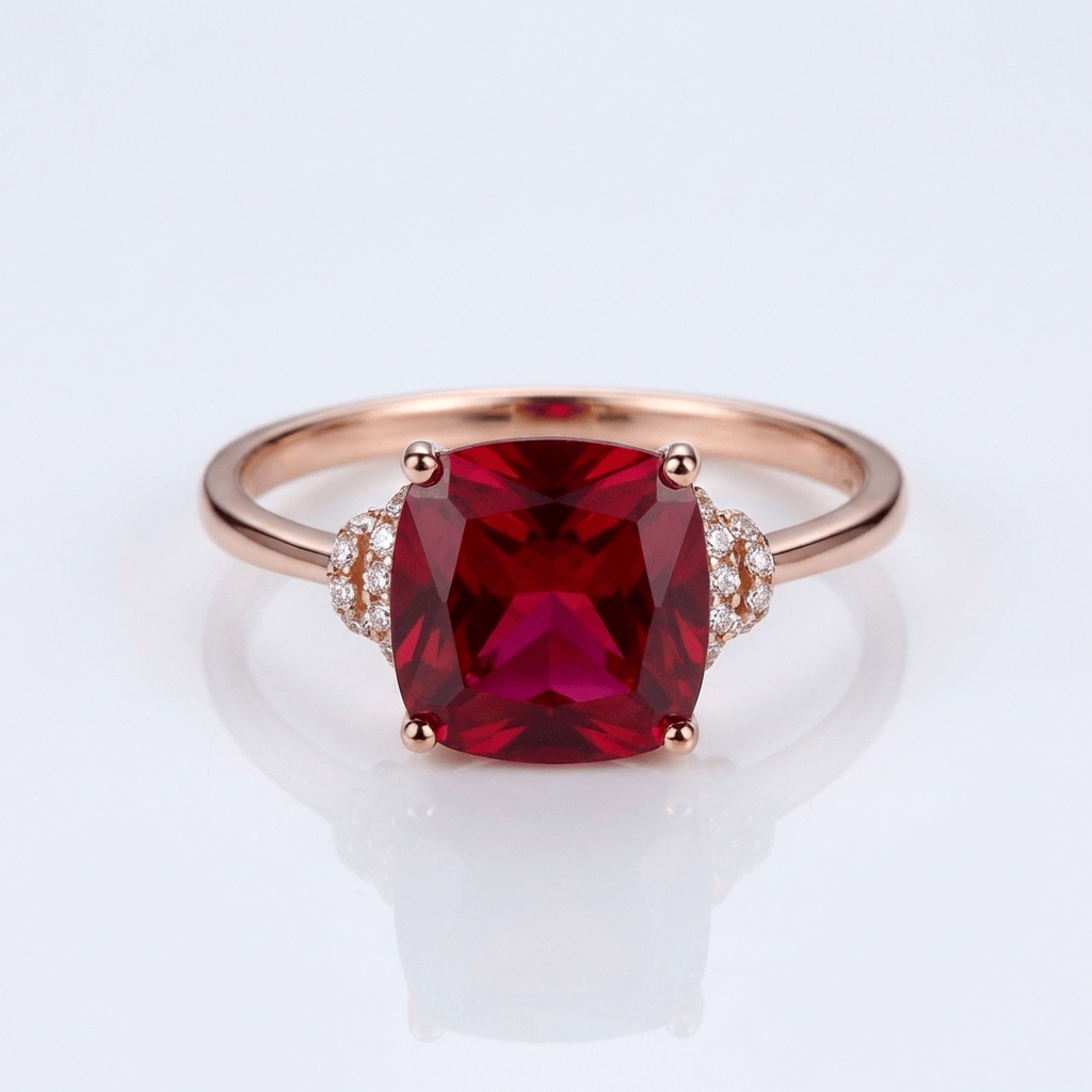 Rose Gold Gemstone Ring by Rose & Oliver - product image 3
