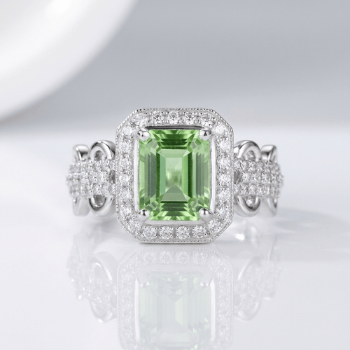 Emerald Halo Ring by Rose & Oliver - product image 1