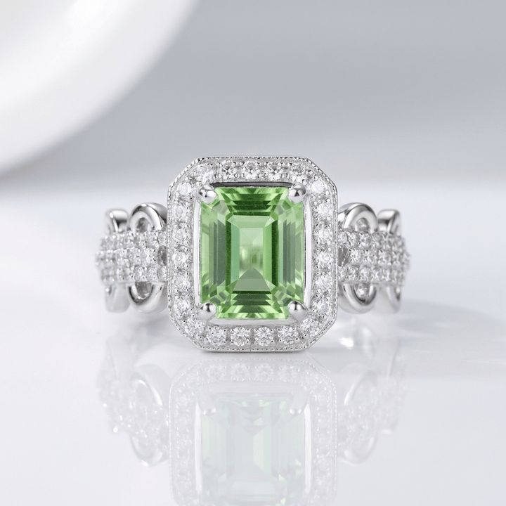 Emerald Halo Ring by Rose & Oliver - product image 1