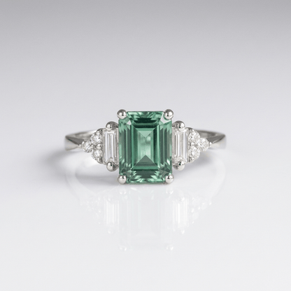 Silver Diamond Trio Ring by Rose & Oliver - product image 1