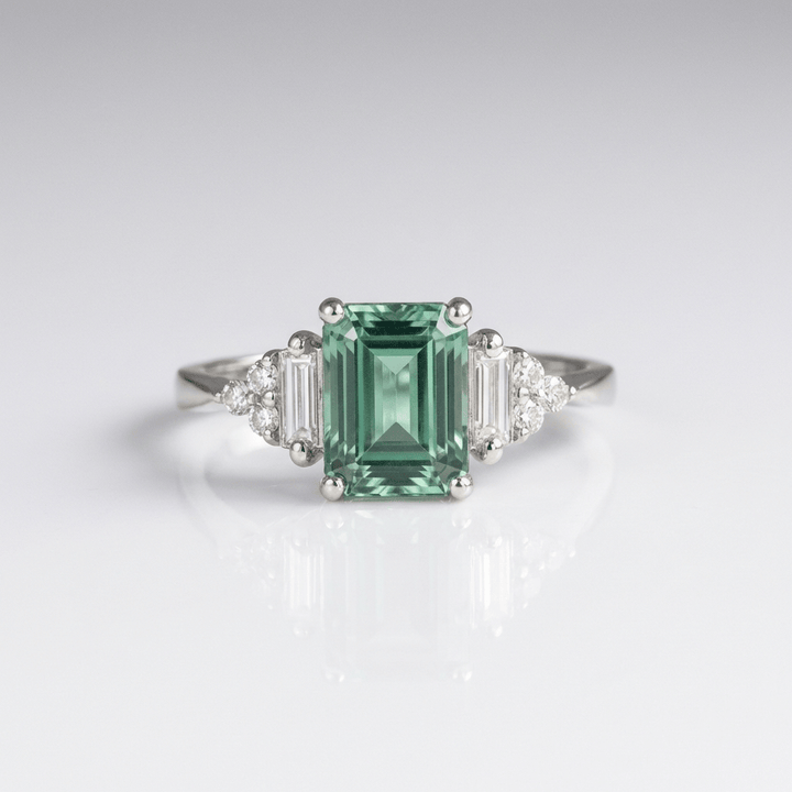 Silver Diamond Trio Ring by Rose & Oliver - product image 1