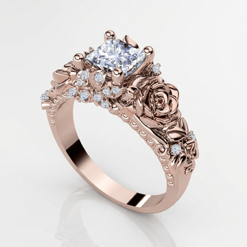 Rose & Zircon Vintage Ring by Rose & Oliver - product image 1