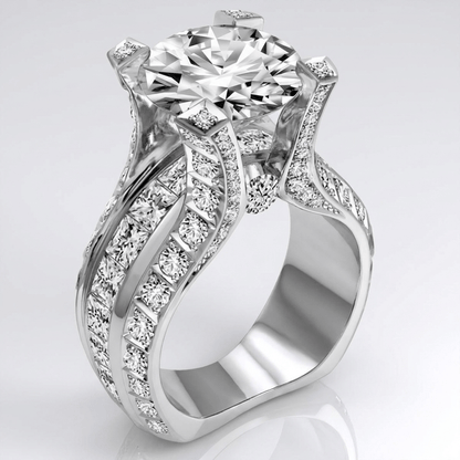 Silver Diamond Glamour Ring by Rose & Oliver - product image 1