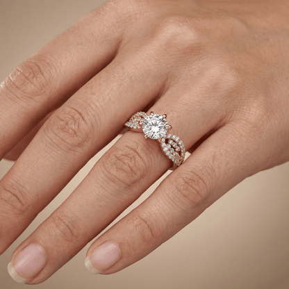 Rose Gold Diamond Legacy Ring by Rose & Oliver - product image 2