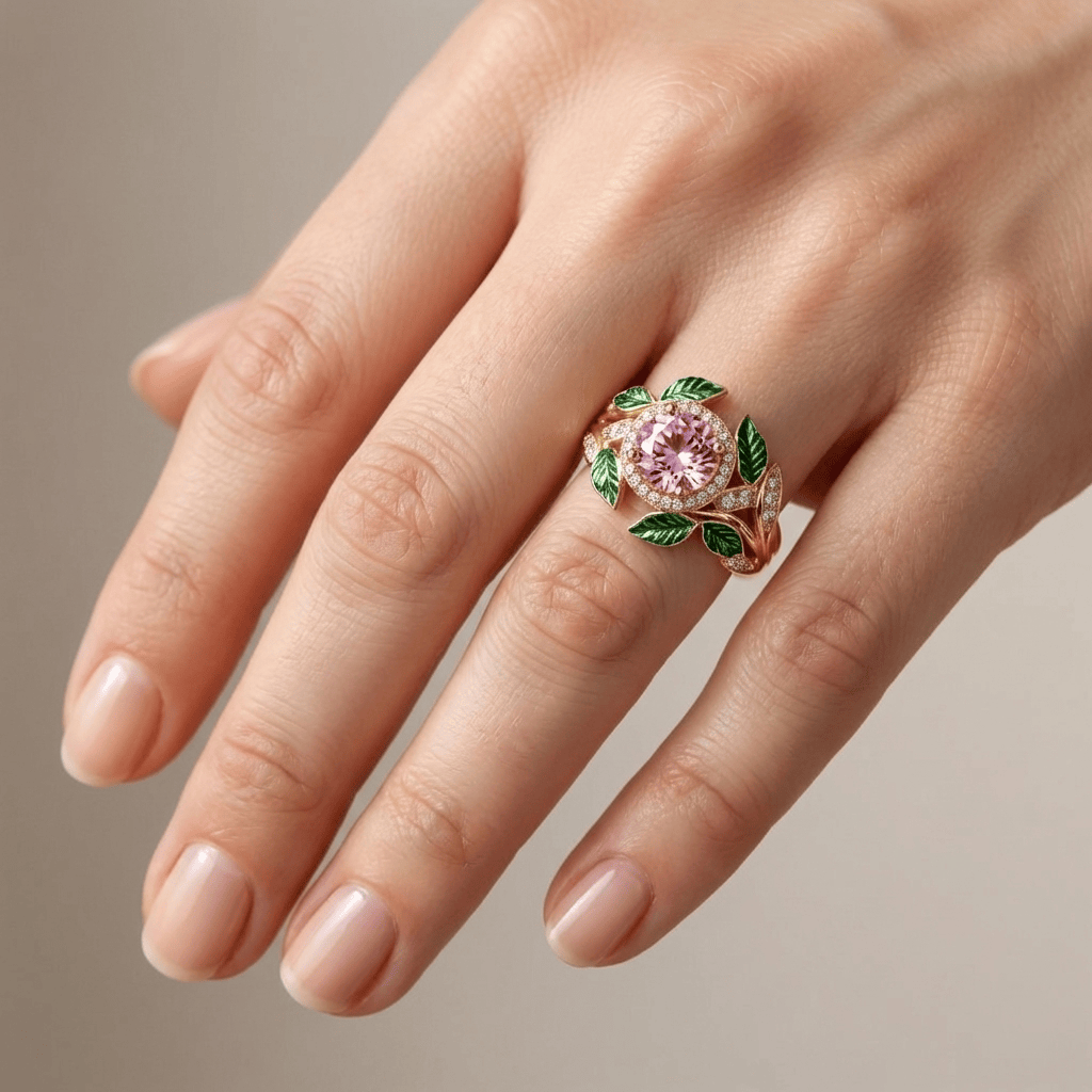 Gold Enchanted Garden Ring by Rose & Oliver - product image 2