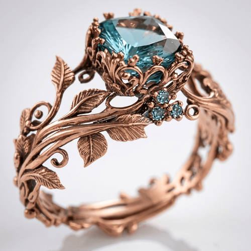Rose Gold Enchanted Forest Ring by Rose & Oliver - product image 1