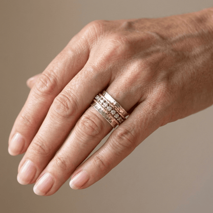 Zirconia Serenity Spin Ring by Rose & Oliver - product image 2