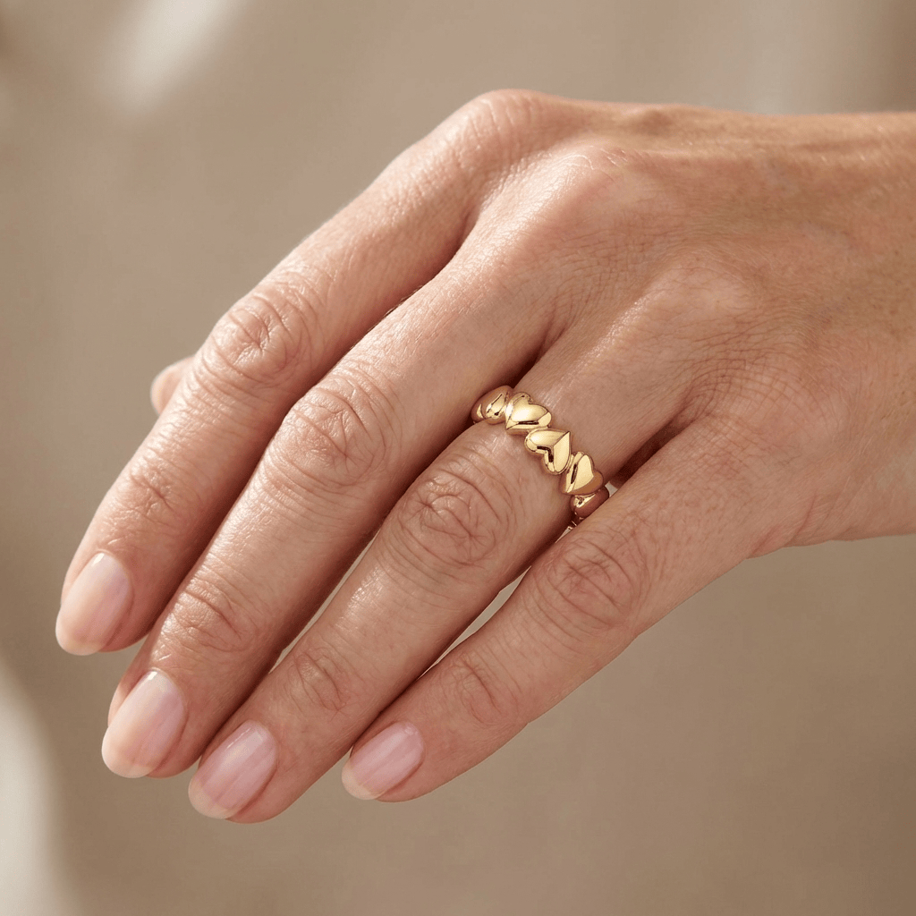 Heart Of Eternity Band Ring by Rose & Oliver - product image 6