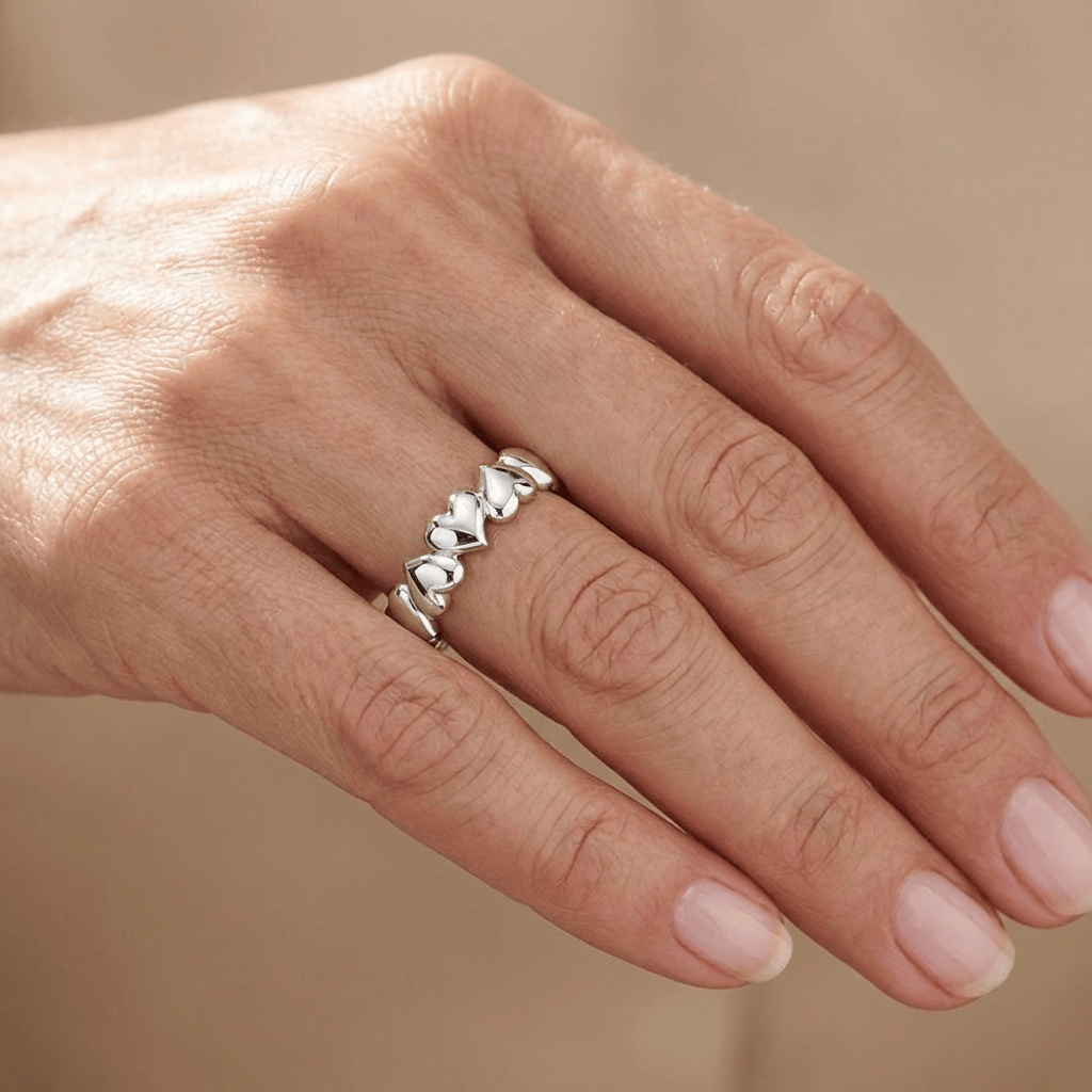 Heart Of Eternity Band Ring by Rose & Oliver - product image 2