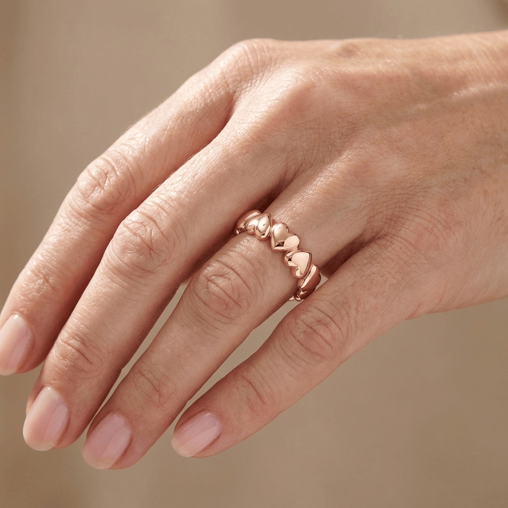 Heart Of Eternity Band Ring by Rose & Oliver - product image 4