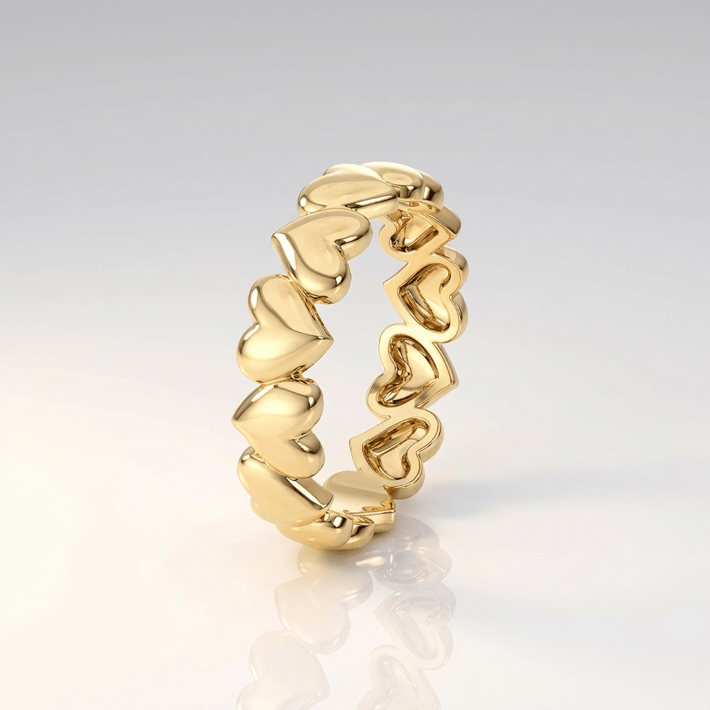Heart Of Eternity Band Ring by Rose & Oliver - product image 5