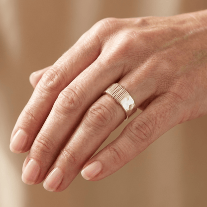 Handmade Silver & Coil Ring by Rose & Oliver - product image 2