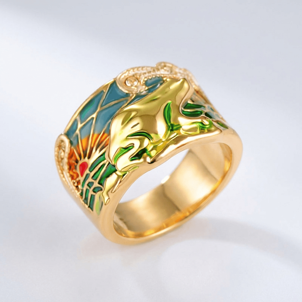 Rose Gold Timeless Ornate Ring by Rose & Oliver - product image 1