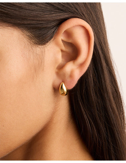 Mato™ | Gold Drop Earrings by Rose & Oliver - product image 3