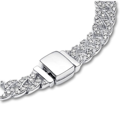Pave Cuban Bracelet | Gold by Rose & Oliver - product image 8