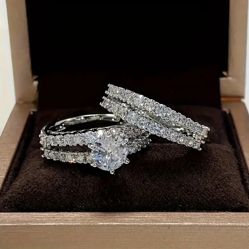 Eternal Radiance Ring Set | Gold by Rose & Oliver - product image 2