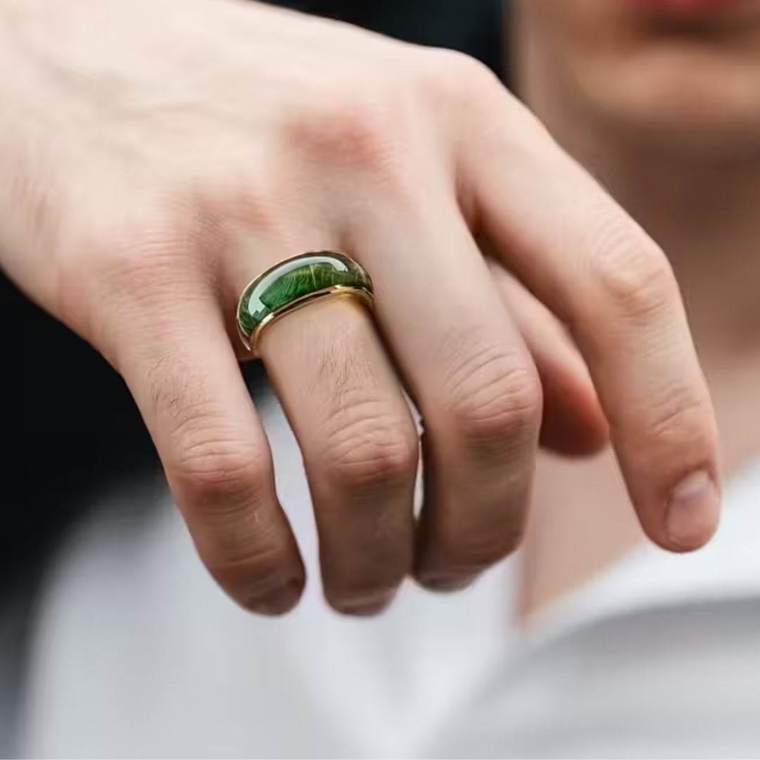 Emerald Crown Ring by Rose & Oliver - product image 3