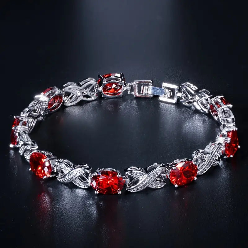 Alendra Flameaux Bracelet | White Gold by Rose & Oliver - product image 1