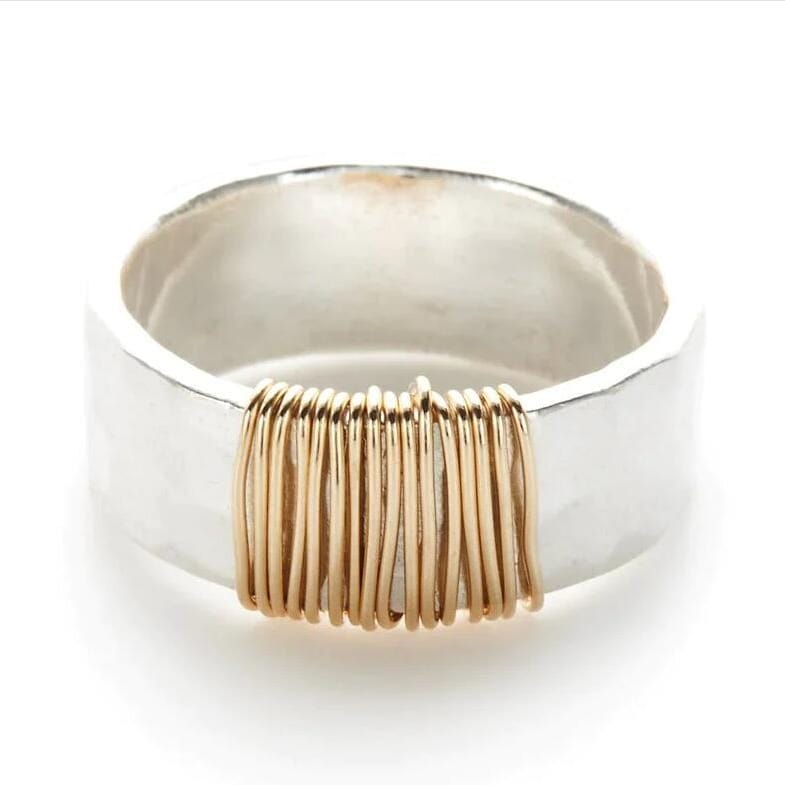 Handmade Silver & Coil Ring by Rose & Oliver - product image 3