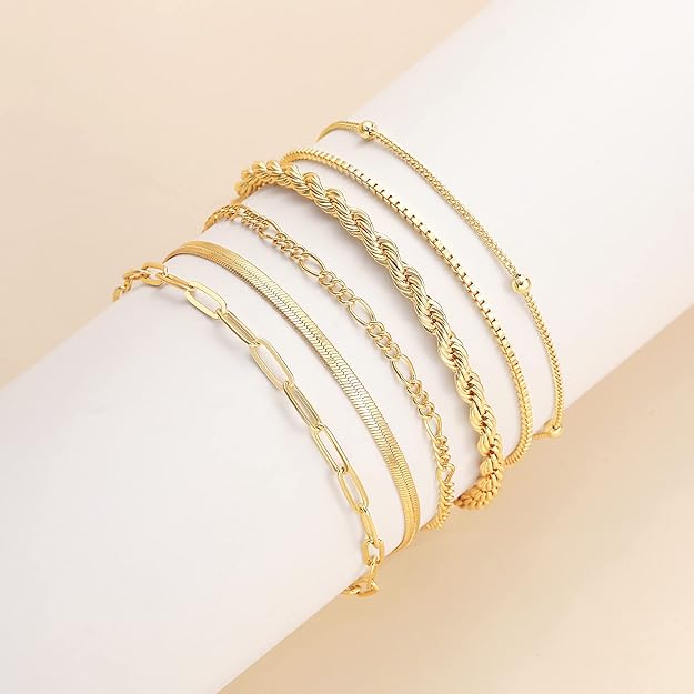 Vernetta™ | Gold Bracelet Set by Rose & Oliver - product image 5