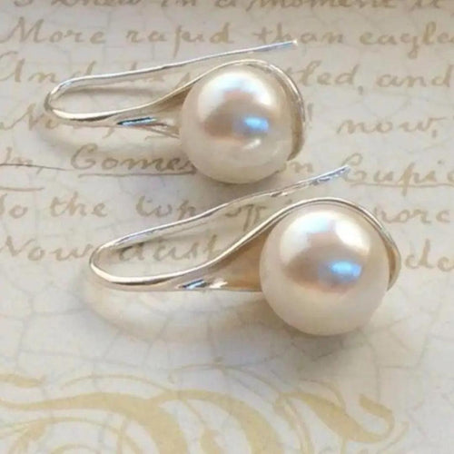 Elegant Drop Earrings with Pearls by Rose & Oliver - product image 1