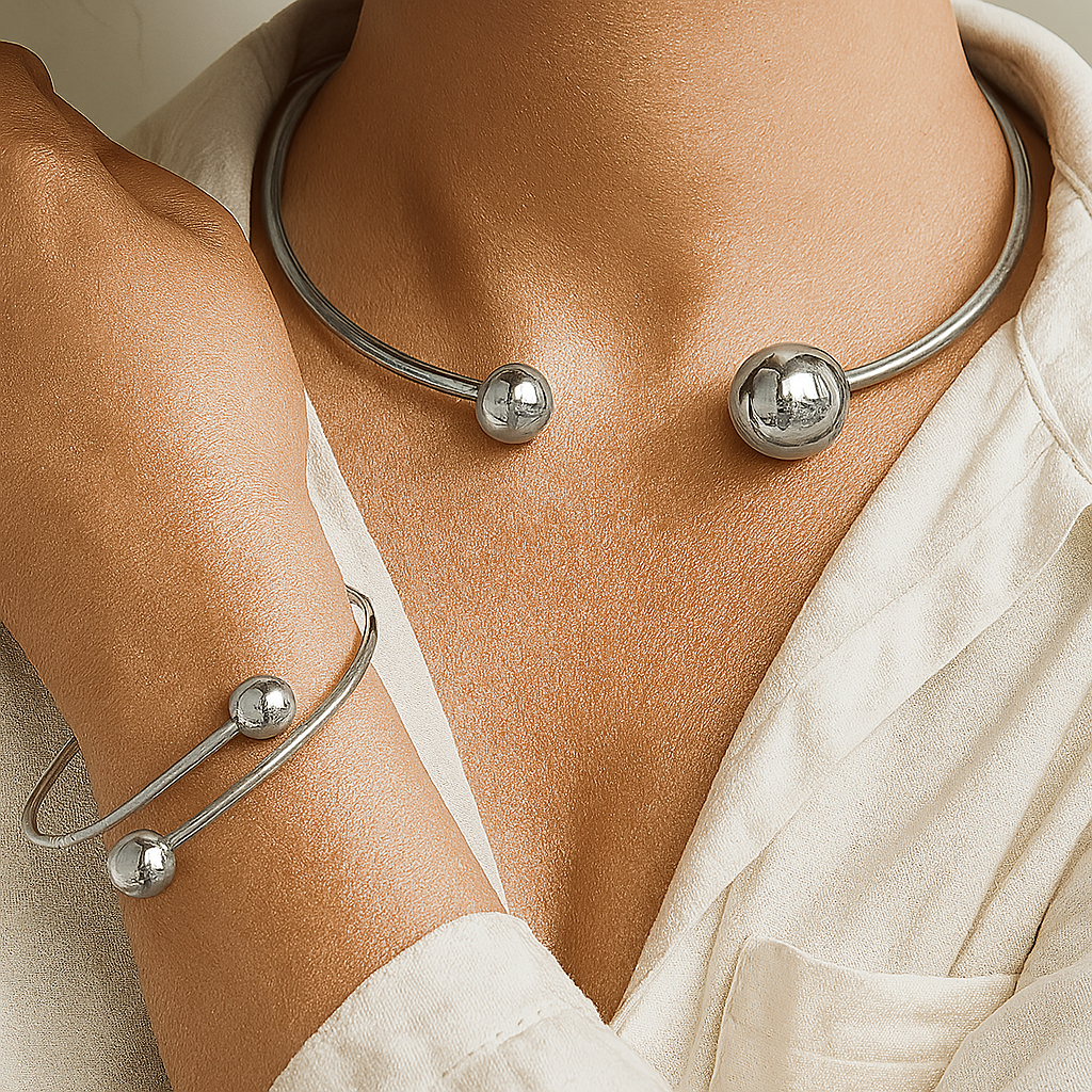 Glow™ | Gold Bracelet Set by Rose & Oliver - product image 2