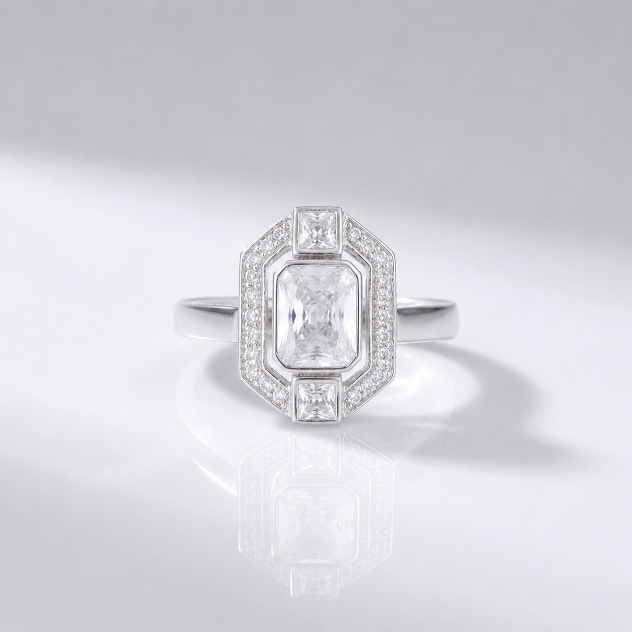 Diamond Square Vintage Ring by Rose & Oliver - product image 1