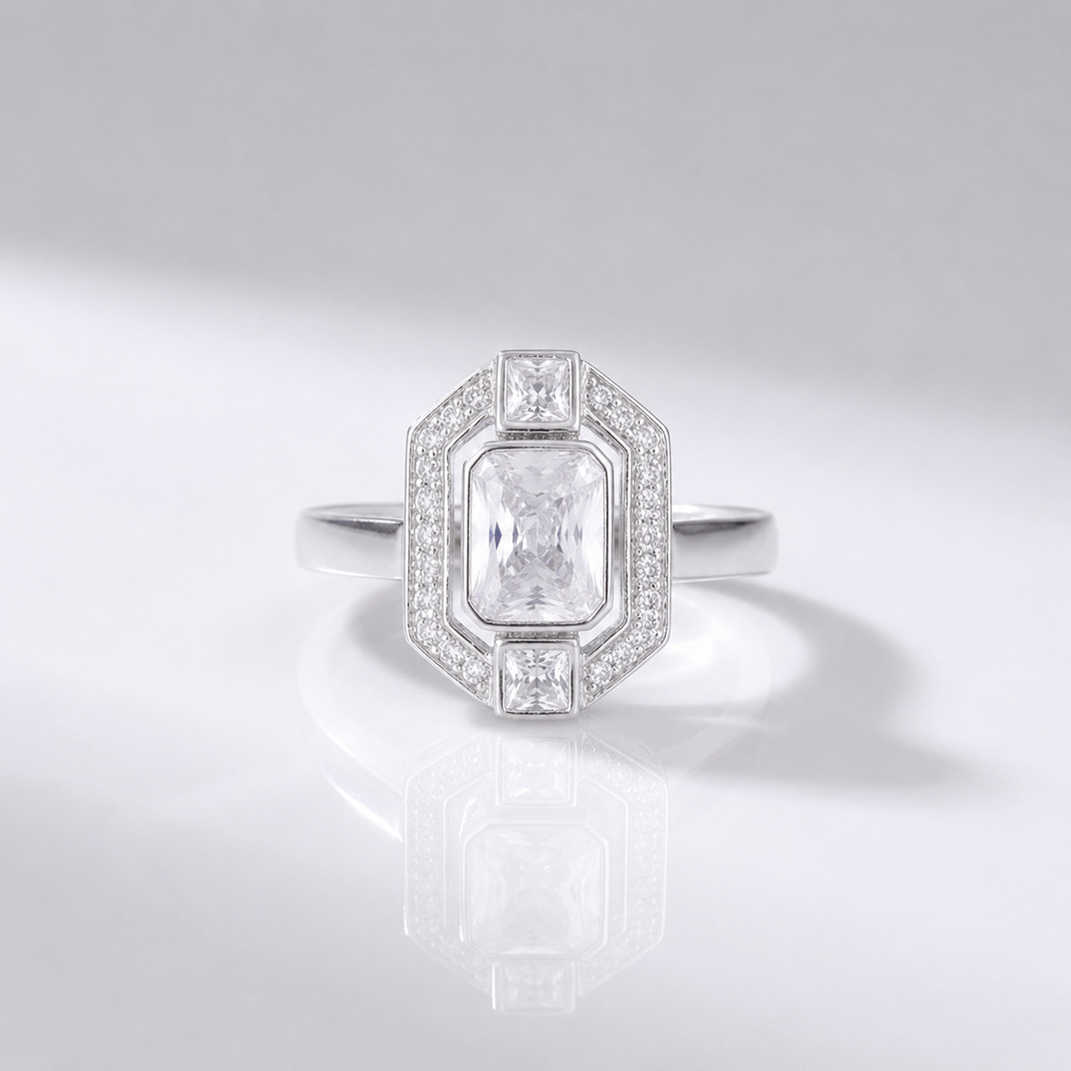 Diamond Square Vintage Ring by Rose & Oliver - product image 1