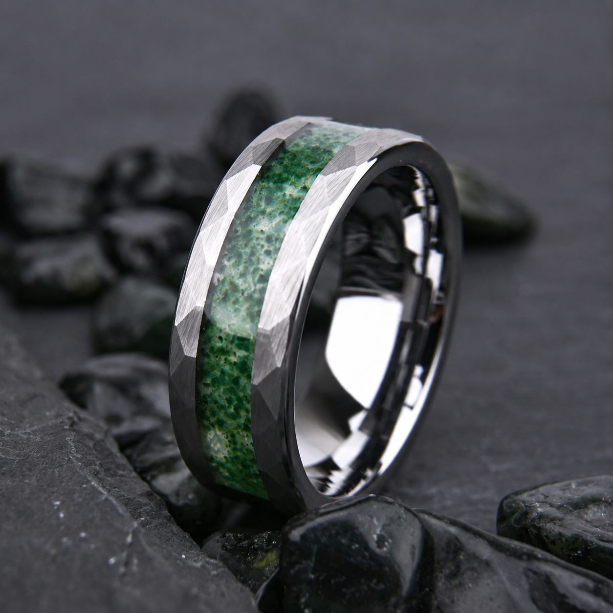 Evergreen Stone Ring by Rose & Oliver - product image 2