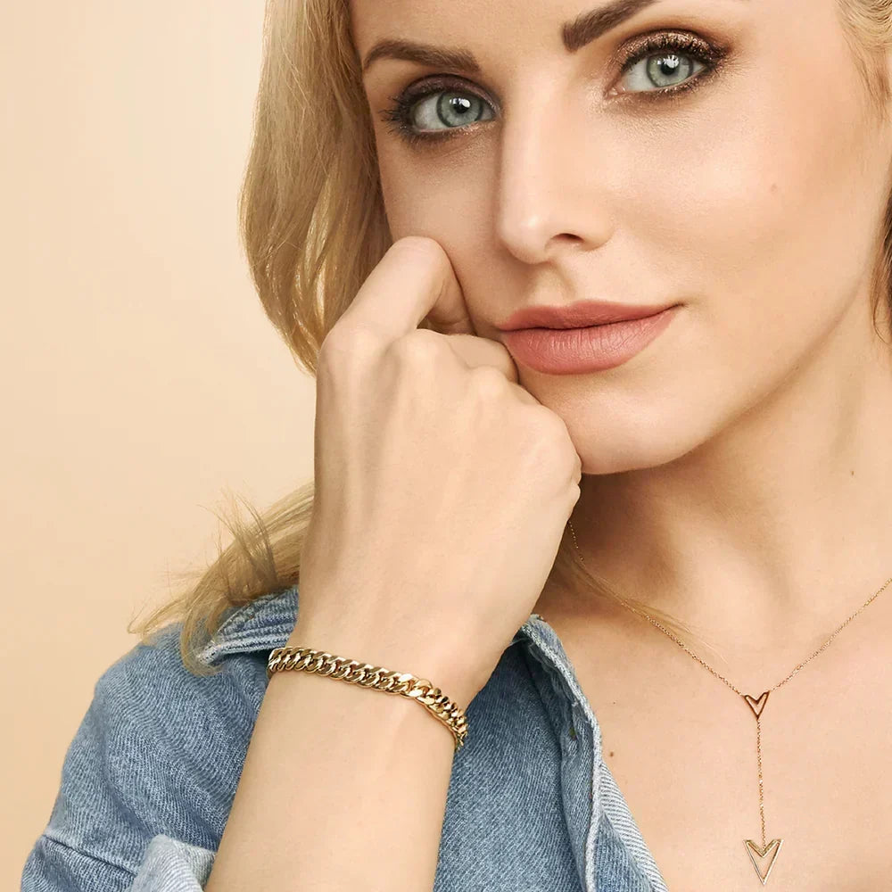 Estate Cuban Bracelet | Gold by Rose & Oliver - product image 3