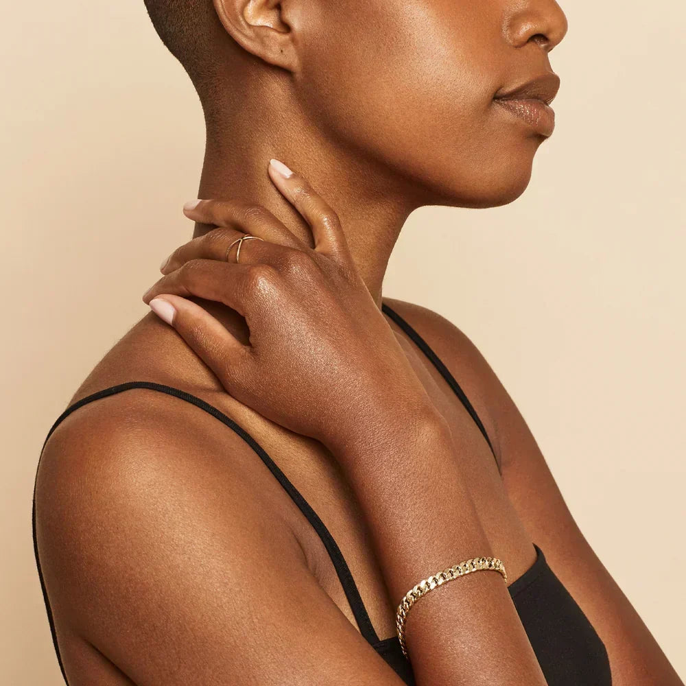 Estate Cuban Bracelet | Gold by Rose & Oliver - product image 2