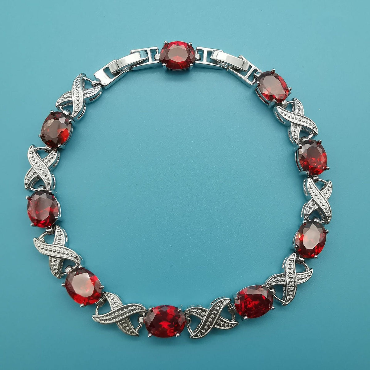 Alendra Flameaux Bracelet | White Gold by Rose & Oliver - product image 2