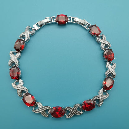 Alendra Flameaux Bracelet | White Gold by Rose & Oliver - product image 2