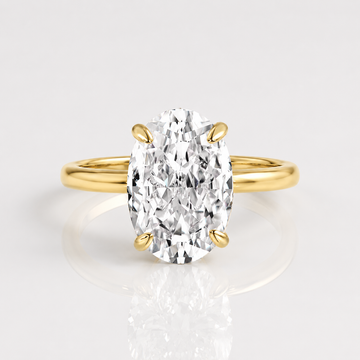 Oval Diamond Solitaire Ring by Rose & Oliver - product image 1