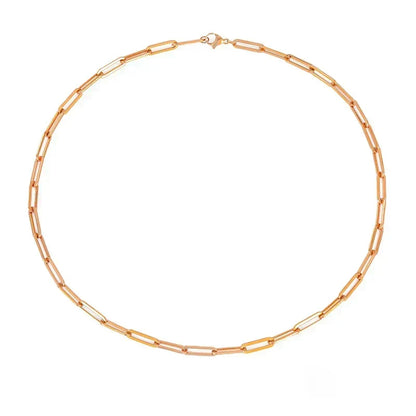 Archen™ | Gold Elegant Chain Necklace by Rose & Oliver - product image 3