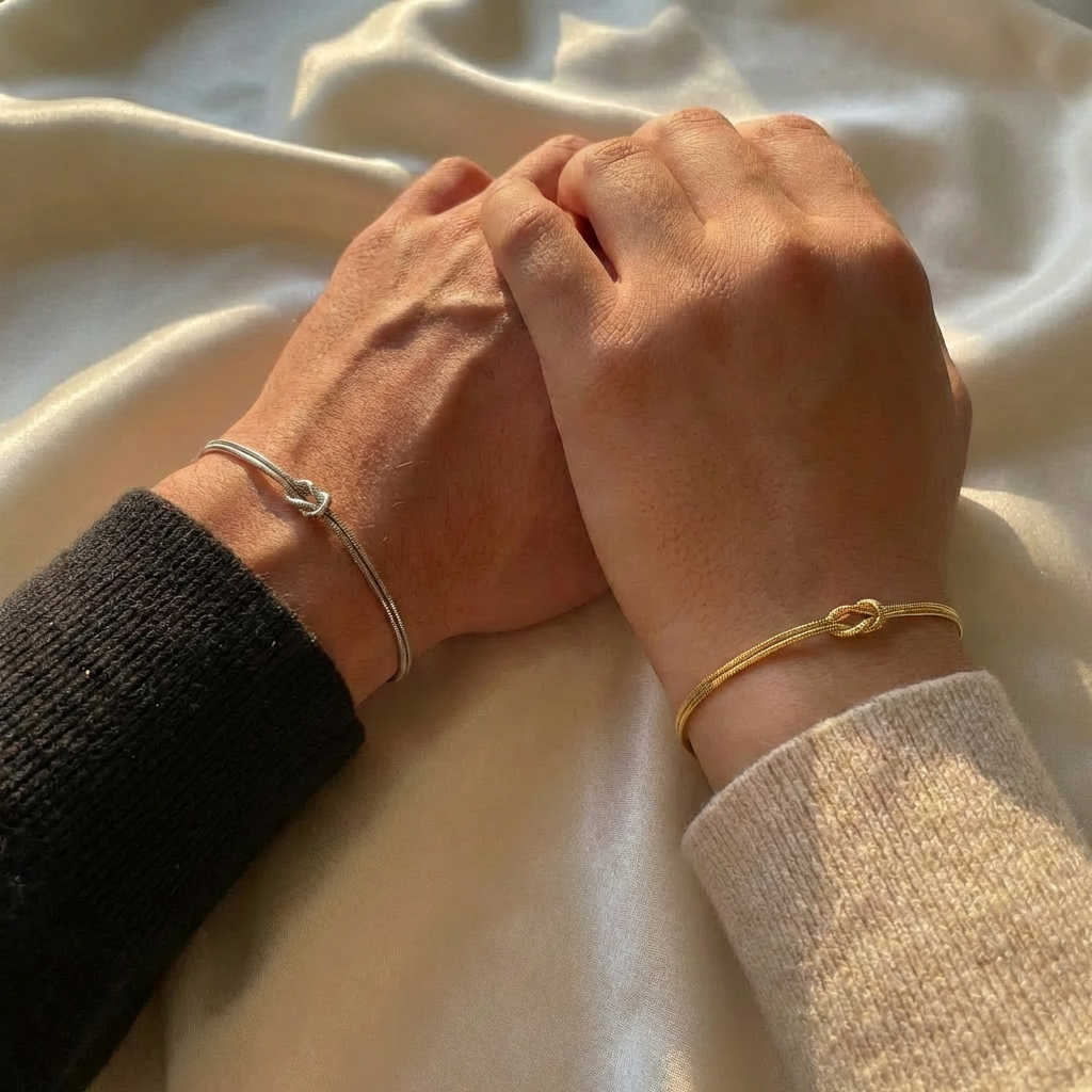 Forever Knot Bracelet – Meaningful Gift for Couples, Best Friends & Family by Rose & Oliver - product image 2