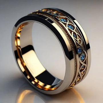 Golden Infinity Ring Vintage by Rose & Oliver - product image 1