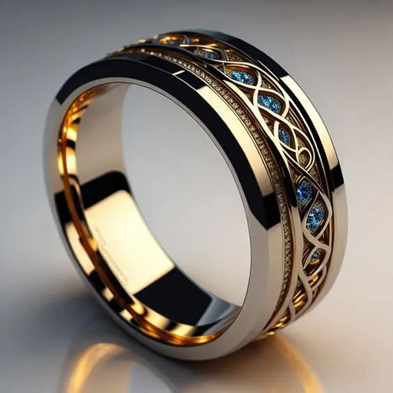Golden Infinity Ring Vintage by Rose & Oliver - product image 1