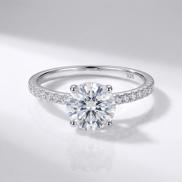 Classic Round Zirconia Silver Ring by Rose & Oliver - product image 1