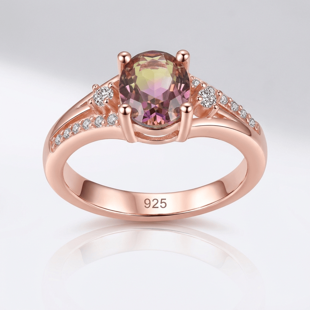 Mystic Topaz Rose Gold Ring by Rose & Oliver - product image 1