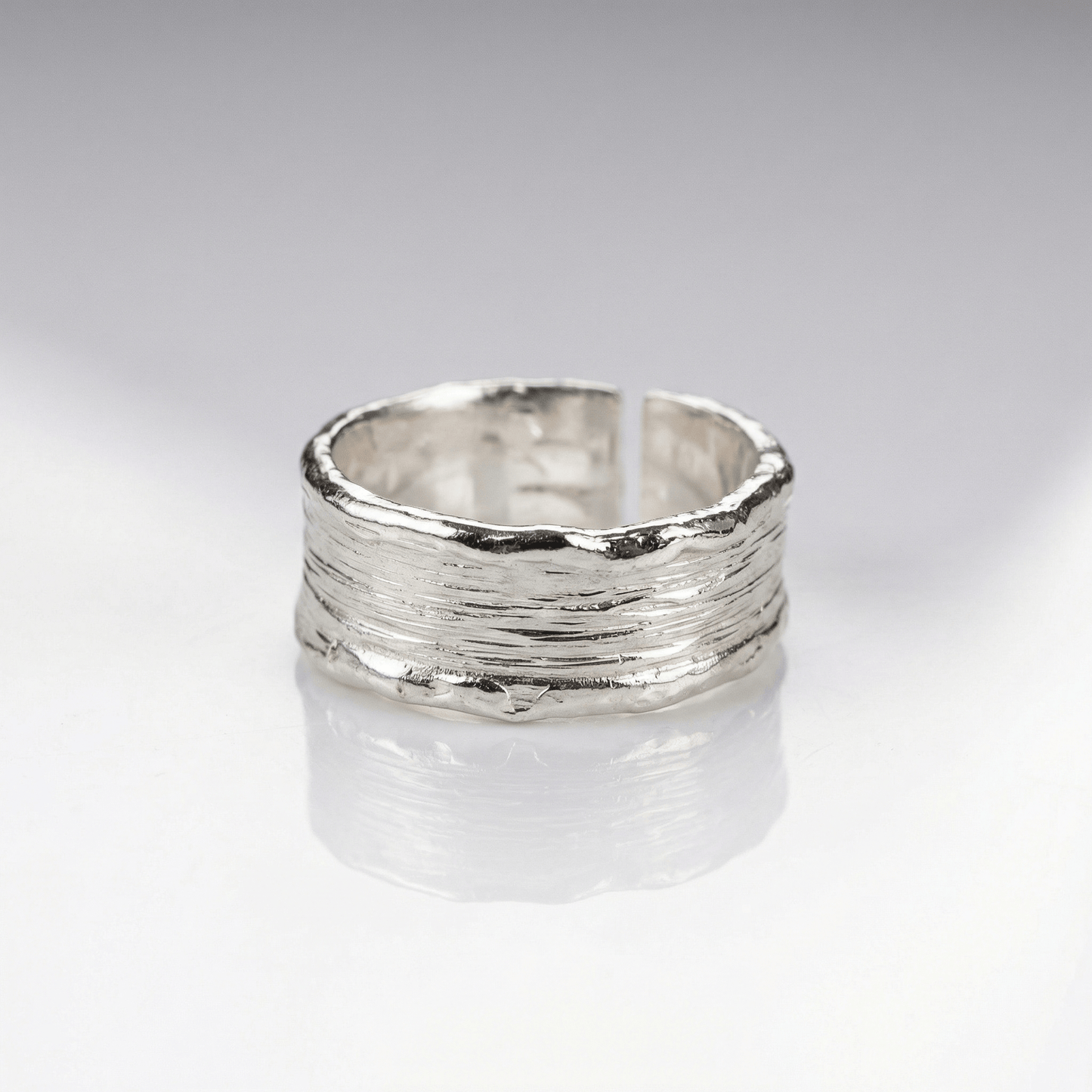 Handmade Gold Silver Two Tone Ring - (Adjustable) by Rose & Oliver - product image 3