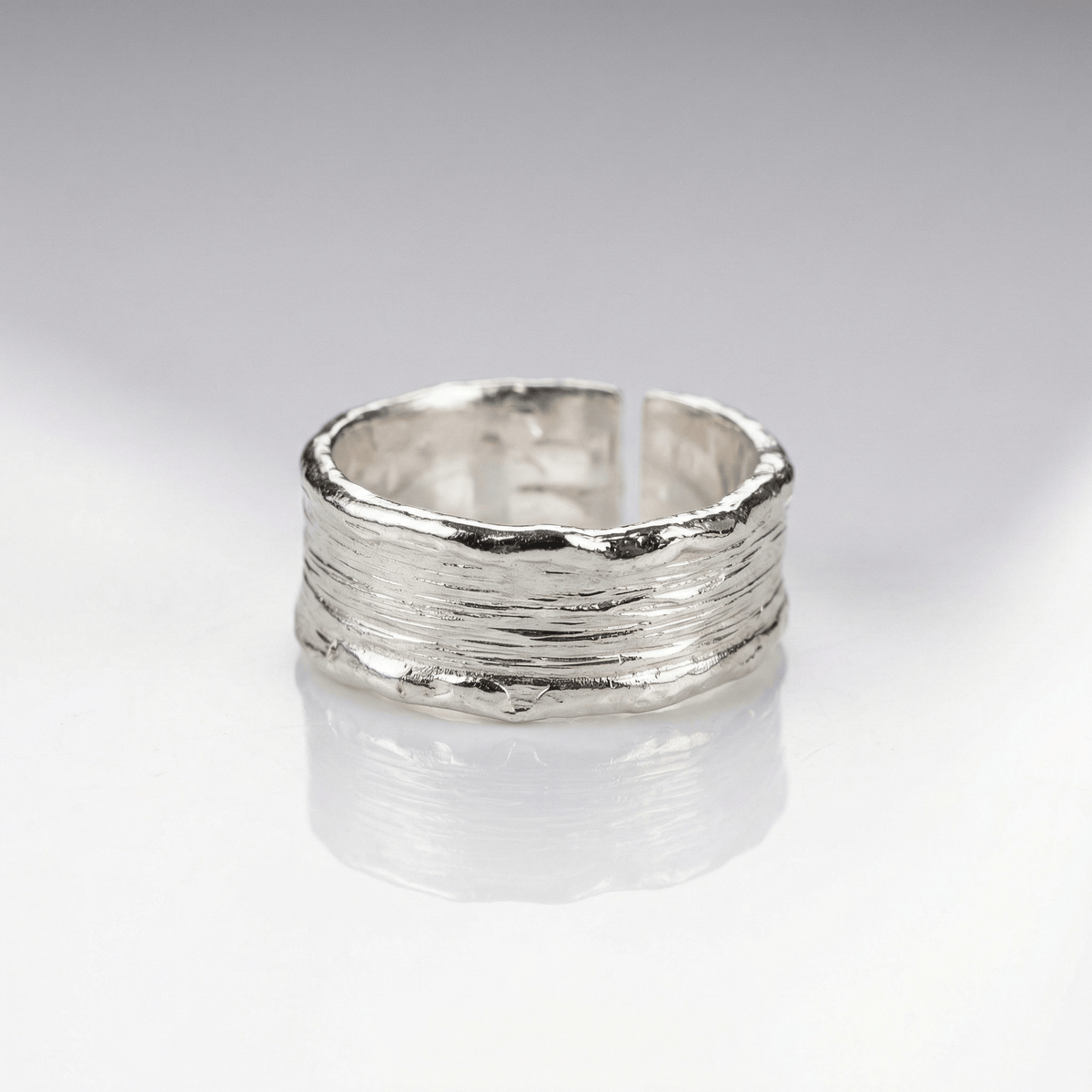 Handmade Gold Silver Two Tone Ring - (Adjustable) by Rose & Oliver - product image 3