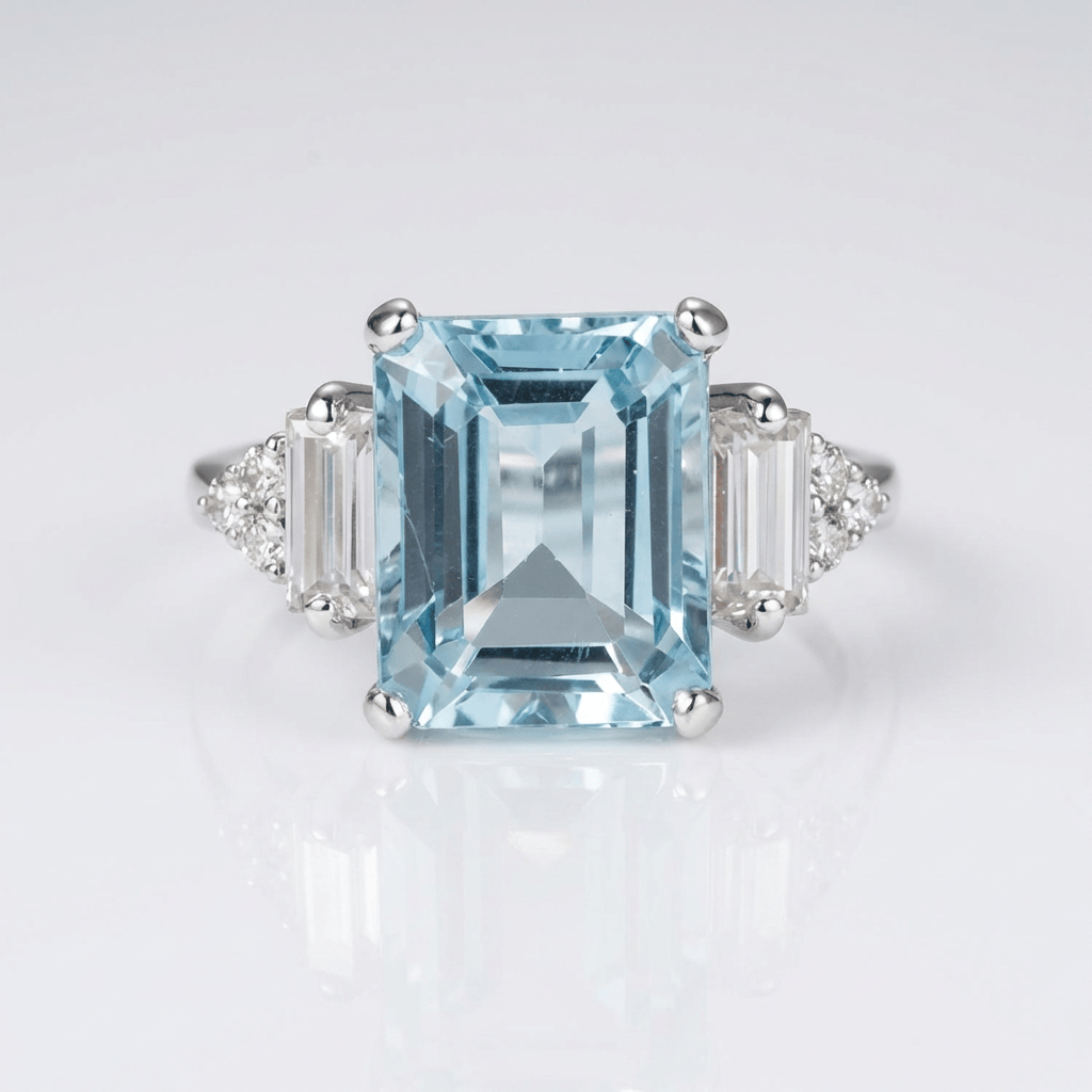 Silver Diamond Trio Ring by Rose & Oliver - product image 5