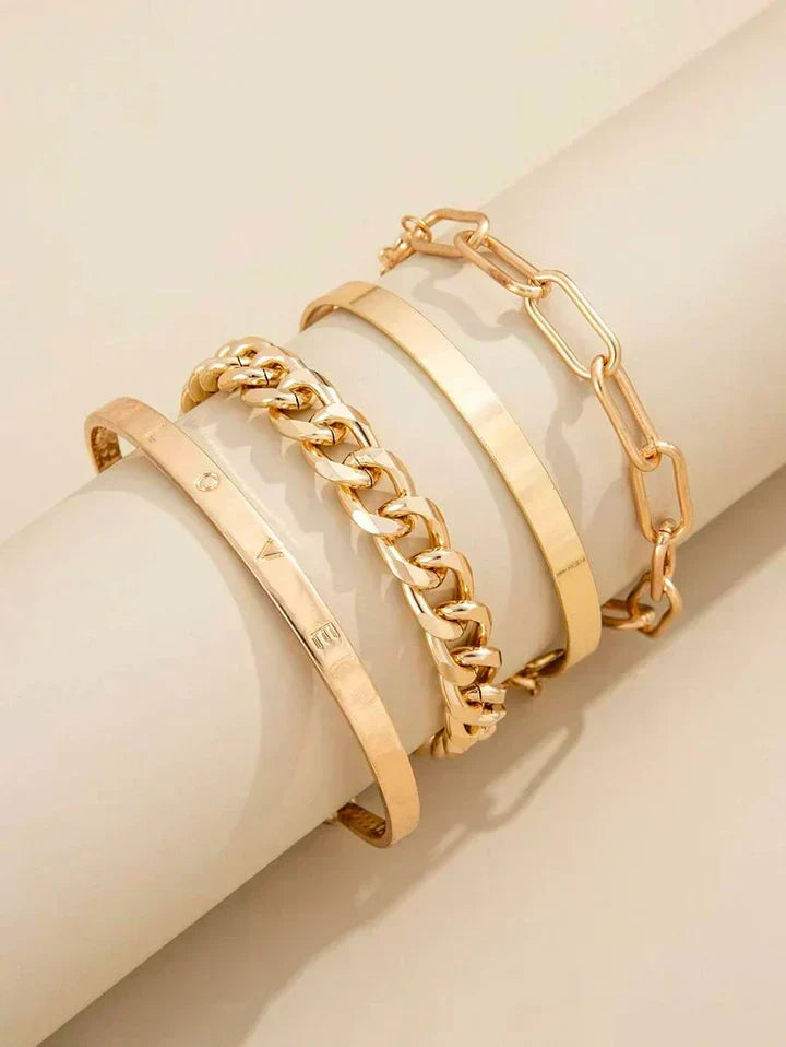 Elan™ | Gold Bracelet Set by Rose & Oliver - product image 3